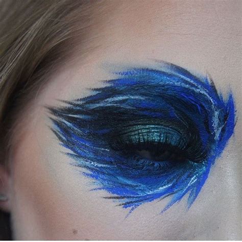 feather eye makeup|More.